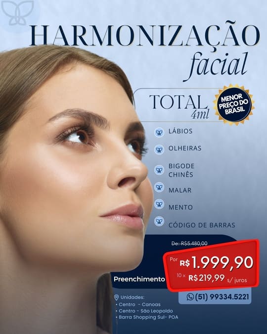 harmonização facial total da face