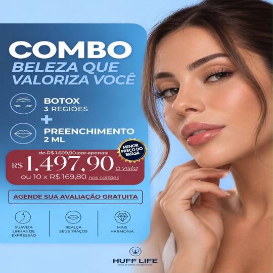 combo beleza valoriza voce huff life